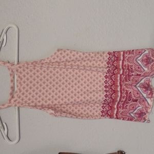 Pink tank top xs